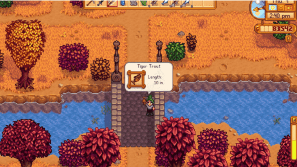 tiger trout stardew