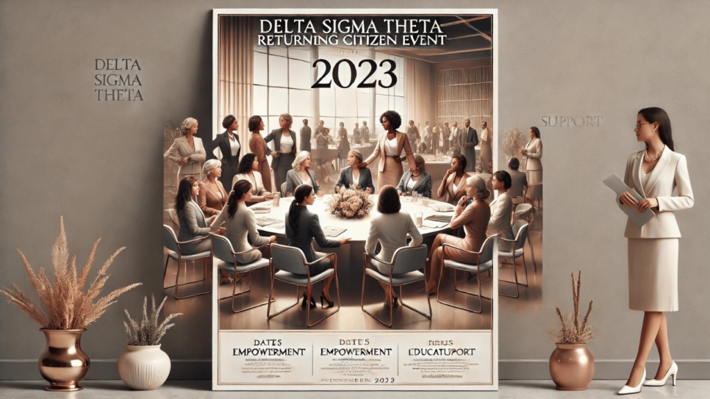 Delta Sigma Theta Returning Citizen Event 2023