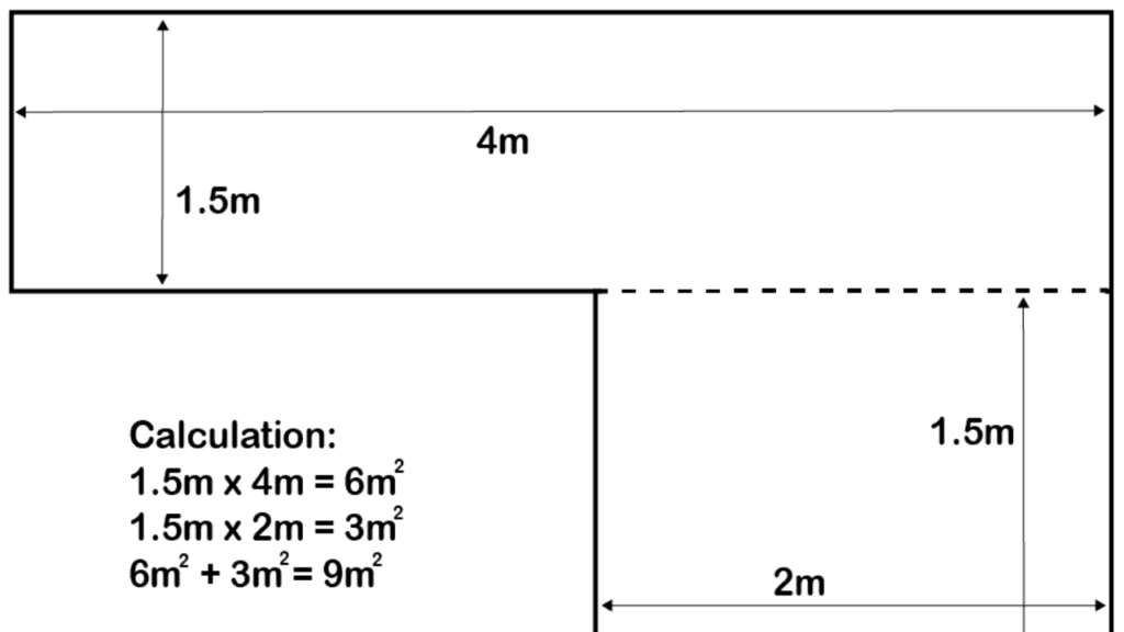 how to work out square metres