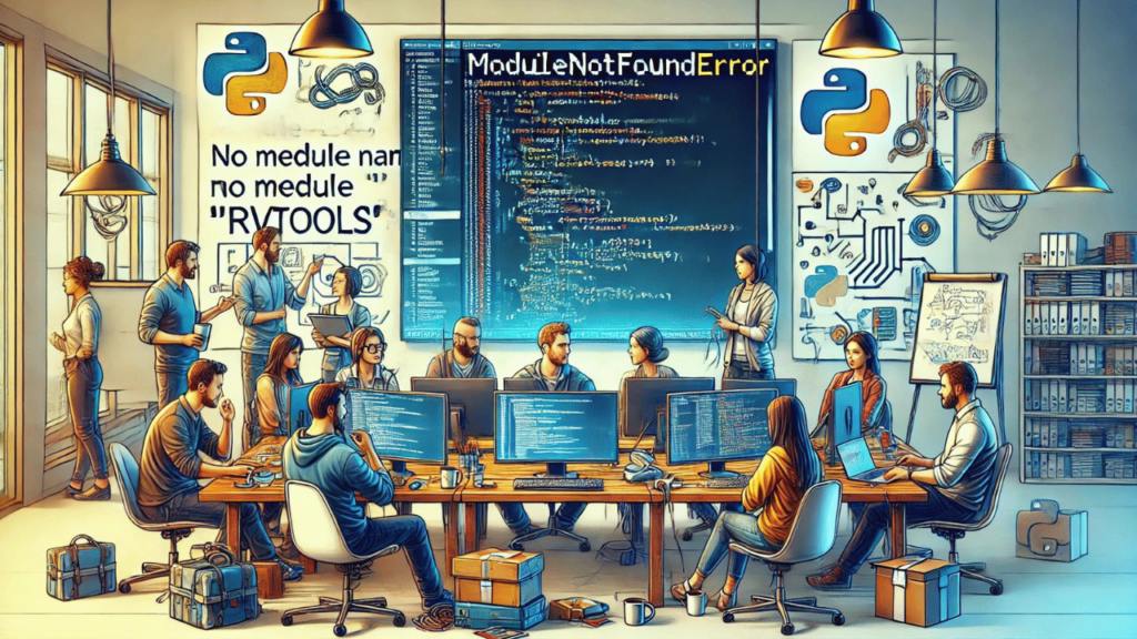ModuleNotFoundError: No Module Named 'rvtools